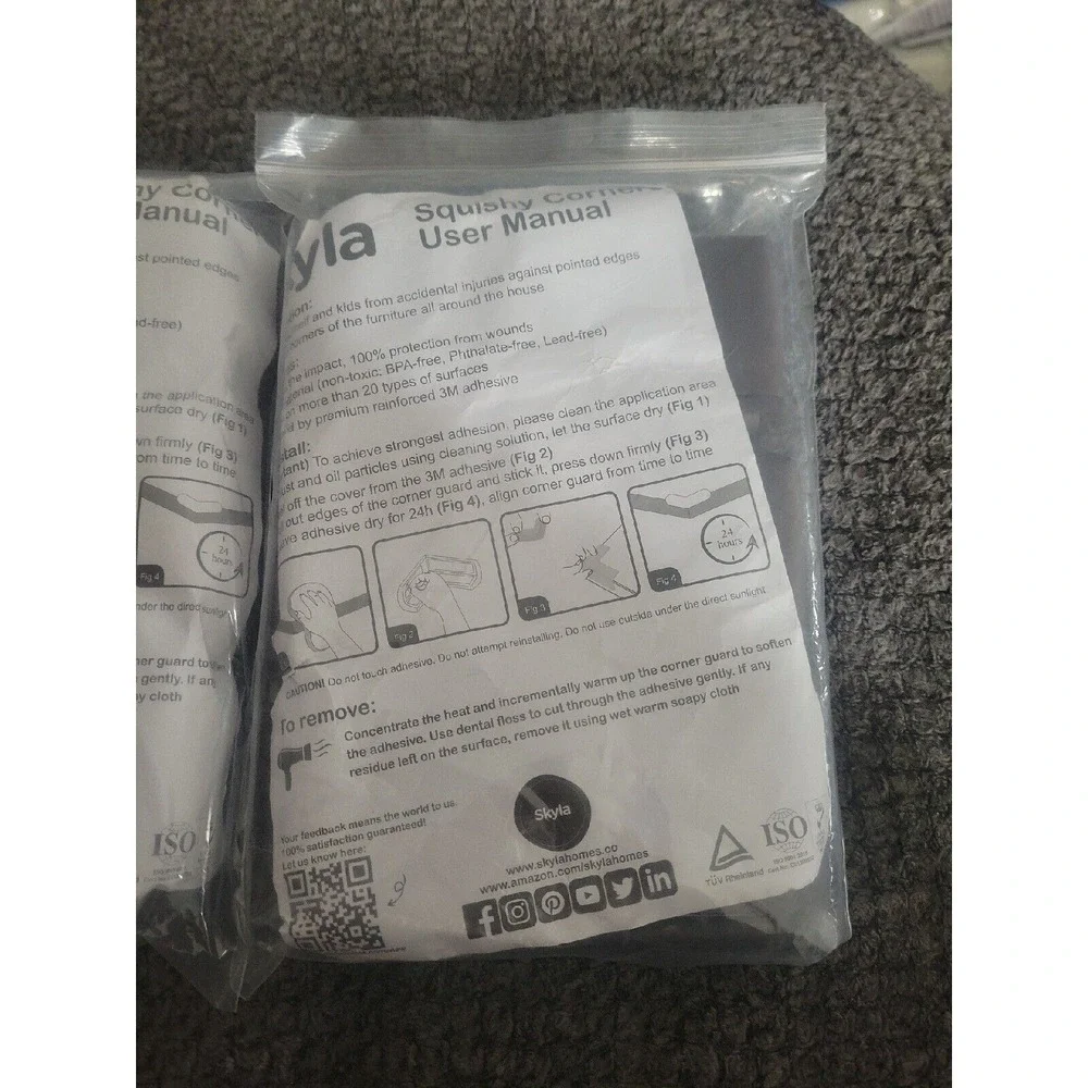 Lot Of 2 Soft Corner Guards (24 Total) by Skyla Homes - Squishy Protectors